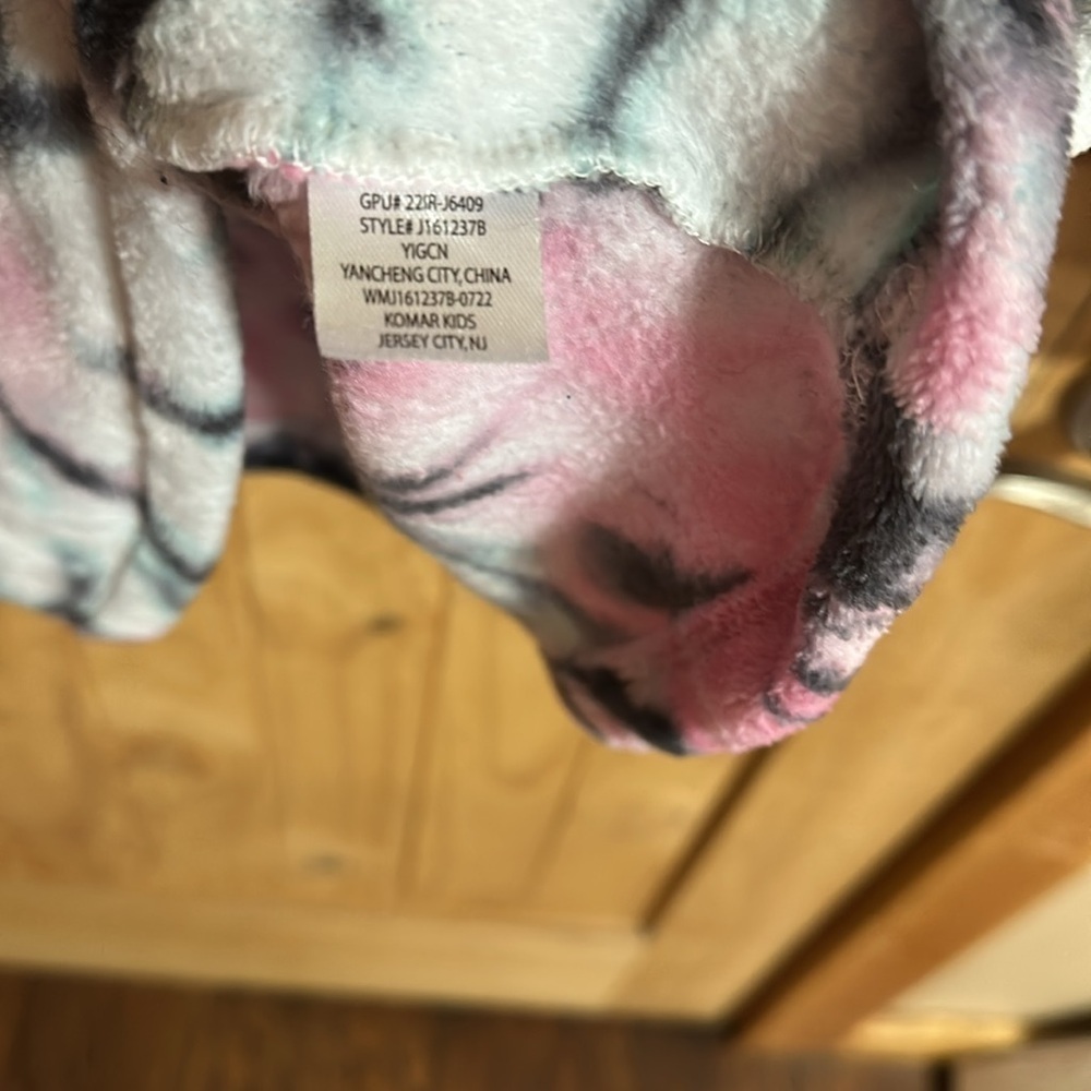Justice Tie-Dye Hoodie - Pink and Black - Picture 5 of 5